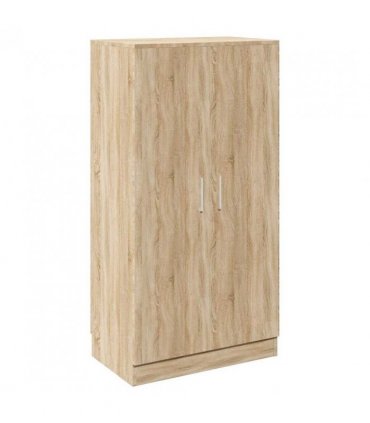 vidaXL Shoe Cabinet 7 Shelves Oak
