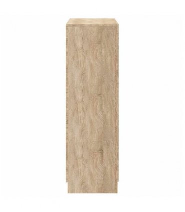 vidaXL Shoe Cabinet 7 Shelves Oak
