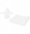 10 Dinner Napkins White 50 x 50 cm