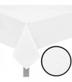 5 Tablecloths White 100 x 100 cm