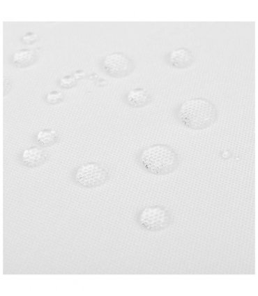 5 Tablecloths White 100 x 100 cm
