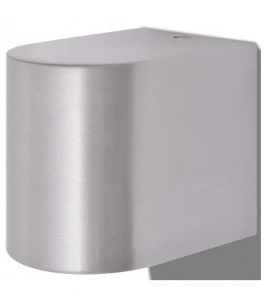 vidaXL Outdoor LED Wall Lights 2 pcs Round Downwards — Model: down light