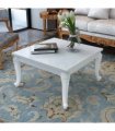 vidaXL Coffee Table 80x80x42 cm High Gloss White — Size: 80 x 80 x 42 cm