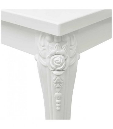 vidaXL Coffee Table 80x80x42 cm High Gloss White — Size: 80 x 80 x 42 cm