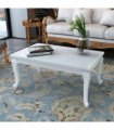 vidaXL Coffee Table 100x60x42 cm High Gloss White — Size: 100 x 60 x 42 cm