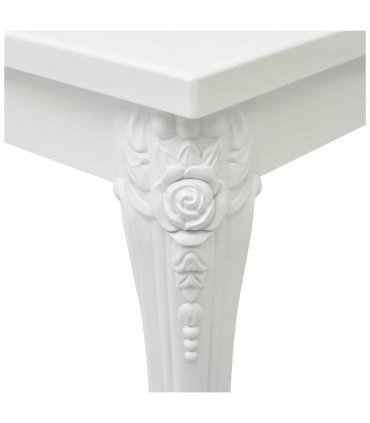 vidaXL Coffee Table 100x60x42 cm High Gloss White — Size: 100 x 60 x 42 cm