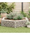 vidaXL Hexagonal Gabion Raised Bed 200x173x40 cm — Size: 200 x 173 x 40 cm
