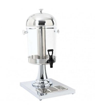 vidaXL Juice Dispenser Stainless Steel 8 L — Size: 26.5 x 35 x 57 cm