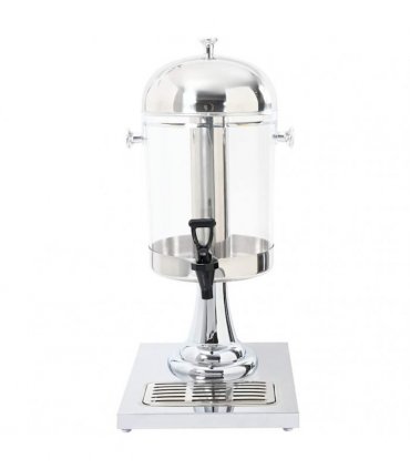 vidaXL Juice Dispenser Stainless Steel 8 L — Size: 26.5 x 35 x 57 cm