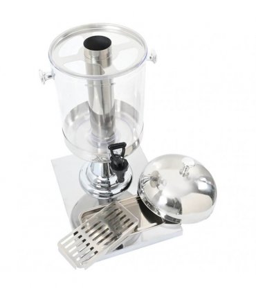 vidaXL Juice Dispenser Stainless Steel 8 L — Size: 26.5 x 35 x 57 cm