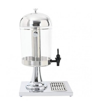 vidaXL Juice Dispenser Stainless Steel 8 L — Size: 26.5 x 35 x 57 cm