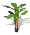 vidaXL Artificial Banana Tree Plant with Pot 175 cm Green