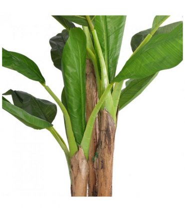 vidaXL Artificial Banana Tree Plant with Pot 175 cm Green