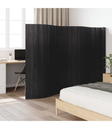 vidaXL Room Divider Grey Width 600 cm Height 165 cm Bamboo