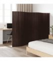 vidaXL Room Divider Dark Brown Width 400 cm Height 165 cm Bamboo
