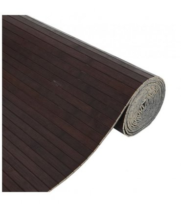 vidaXL Room Divider Dark Brown Width 400 cm Height 165 cm Bamboo