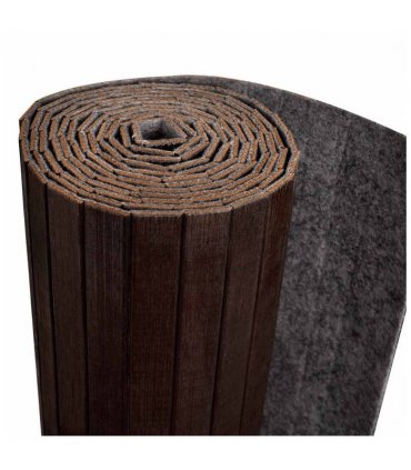 vidaXL Room Divider Bamboo Dark Brown Width 250 cm Height 165 cm