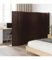 vidaXL Room Divider Dark Brown Width 800 cm Height 165 cm Bamboo