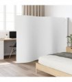 vidaXL Room Divider White Width 600 cm Height 165 cm Bamboo