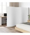 vidaXL Room Divider White Width 800 cm Height 165 cm Bamboo