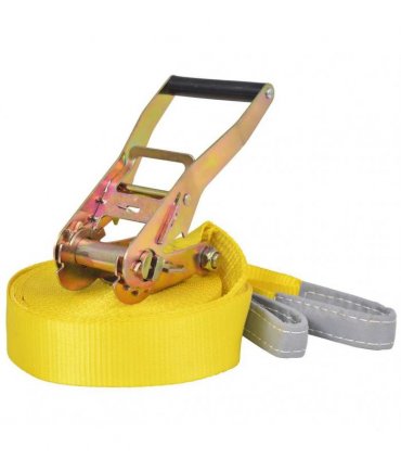 vidaXL Slackline 15 m x 50 mm 150 kg Yellow