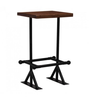 vidaXL Bar Set 3 Piece Solid Reclaimed Wood — Colour: Colour:NA, Size: 60 x 60 x 107 cm