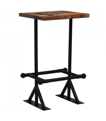 vidaXL Bar Set 3 Piece Solid Reclaimed Wood Multicolour — Colour: Beige, Model: ACME 07288