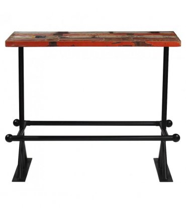 vidaXL Bar Set 5 Piece Solid Reclaimed Wood Multicolour — Colour: Beige, Model: ACME 07288