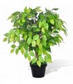 vidaXL Artificial Dwarf Ficus with Pot 60 cm