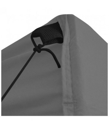 vidaXL Foldable Party Tent Pop-Up with 4 Sidewalls 3x3 m Anthracite