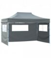 vidaXL Foldable Tent | Anthracite | 600D Oxford Fabric | 3x4.5m | Collapsible