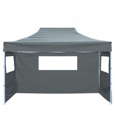 vidaXL Foldable Tent | Anthracite | 600D Oxford Fabric | 3x4.5m | Collapsible