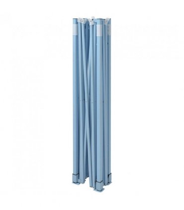 vidaXL Foldable Tent with 3 Walls 3x4.5 m Blue