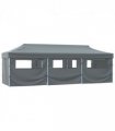 vidaXL Folding Pop-up Party Tent with 8 Sidewalls 870x291x315 cm Anthracite