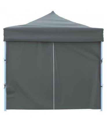 vidaXL Folding Pop-up Party Tent with 8 Sidewalls 870x291x315 cm Anthracite