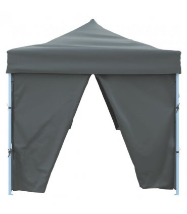 vidaXL Folding Pop-up Party Tent with 8 Sidewalls 870x291x315 cm Anthracite