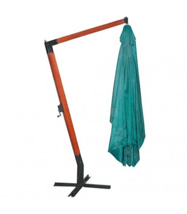 vidaXL Floating Garden Parasol | Green | Polyester | Large | Height-Adjustable