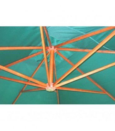 vidaXL Floating Garden Parasol | Green | Polyester | Large | Height-Adjustable