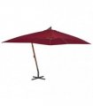 vidaXL Cantilever Garden Parasol | Bordeaux red