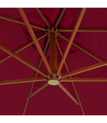 vidaXL Cantilever Garden Parasol | Bordeaux red