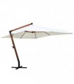 vidaXL Garden Parasol 300 x 400 cm White