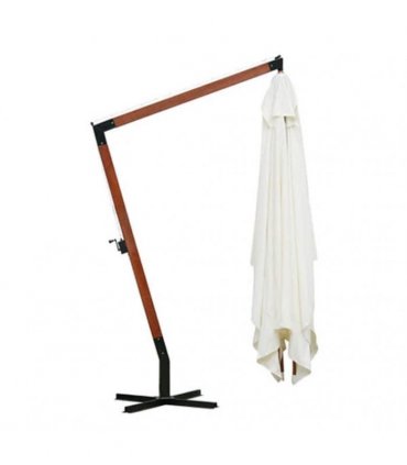 vidaXL Garden Parasol 300 x 400 cm White