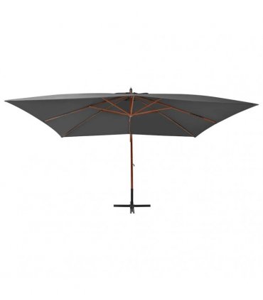 vidaXL Cantilever Garden Parasol | Anthracite | Polyester fabric | Large