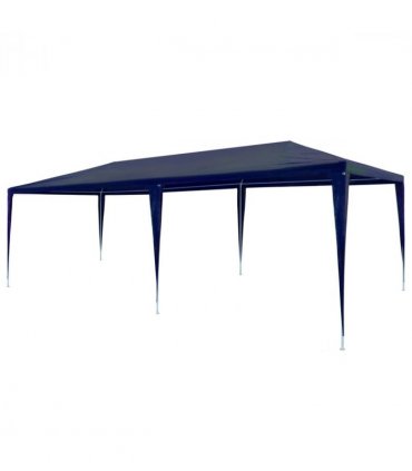 vidaXL Party Tent 3x6 m PE Blue — Size: 3 x 6 m