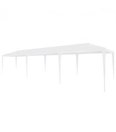 vidaXL Party Tent 3x9 m PE White — Size: 3 x 9 m