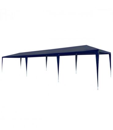 vidaXL Party Tent 3x9 m PE Blue — Size: 3 x 9 m