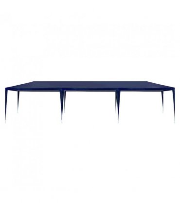 vidaXL Party Tent 3x9 m PE Blue — Size: 3 x 9 m