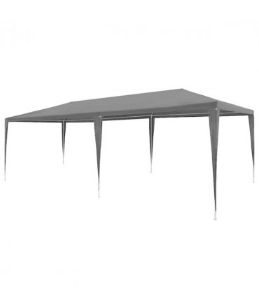 vidaXL Party Tent 3x6 m PE Anthracite — Size: 3 x 6 m