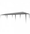 vidaXL Party Tent 3x9 m PE Anthracite — Size: 3 x 9 m