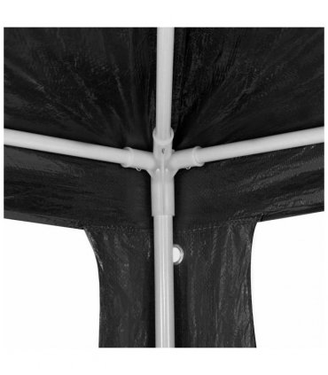 vidaXL Party Tent 3x3 m PE Anthracite — Size: 3 x 3 m